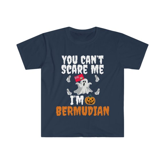 Can't scare me I'm Bermudian Halloween Unisex T-shirt S-3XL Bermuda