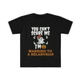 thumbnail image 1 of Can't scare me I'm Married to a Belarusian Unisex T-shirt S-3XL, 1 of 2
