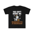thumbnail image 1 of Can't scare me I'm Married to a Ghanaian Unisex T-shirt S-3XL Halloween, 1 of 2