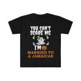thumbnail image 1 of Can't scare me I'm Married to a Jamaican Unisex T-shirt S-3XL Halloween, 1 of 2