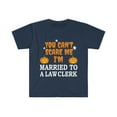 thumbnail image 1 of Can't scare me I'm Married to a Law Clerk Unisex T-shirt S-3XL Halloween, 1 of 2