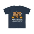 thumbnail image 1 of Can't scare me I'm Married to a Makeup Artist Unisex T-shirt S-3XL, 1 of 2