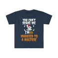 thumbnail image 1 of Can't scare me I'm Married to a Maltese  Unisex T-shirt S-3XL Malta, 1 of 2