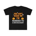 thumbnail image 1 of Can't scare me I'm Married to a Sociologist Unisex T-shirt S-3XL Halloween, 1 of 2