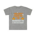 thumbnail image 1 of Can't scare me I'm Married to a Sociologist Unisex T-shirt S-3XL Halloween, 1 of 2