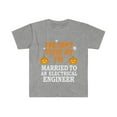 thumbnail image 1 of Can't scare me I'm Married to an Electrical engineer Unisex T-shirt S-3XL, 1 of 2
