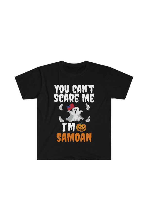 Can't scare me I'm Samoan Unisex T-shirt S-3XL Halloween Samoa