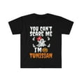 thumbnail image 1 of Can't scare me I'm Tunisian Unisex T-shirt S-3XL Halloween Tunisia, 1 of 2