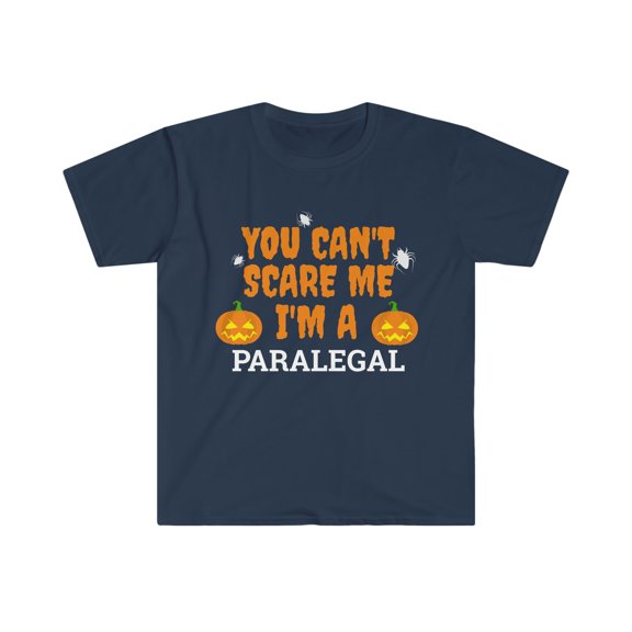 Can't scare me I'm a paralegal Unisex T-shirt S-3XL Halloween