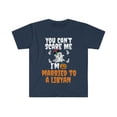 thumbnail image 1 of Can't scare me Married to a Libyan  Unisex T-shirt S-3XL Halloween Libya, 1 of 2