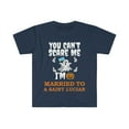 thumbnail image 1 of Can't scare me Married to a Saint Lucian Unisex T-shirt S-3XL Saint Lucia, 1 of 2