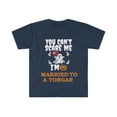 thumbnail image 1 of Can't scare me Married to a Tongan  Unisex T-shirt S-3XL Halloween Tonga, 1 of 2