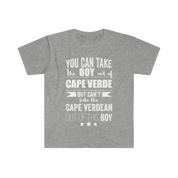 Can't take Cape Verdean Pride out of boy Unisex T-shirt S-3XL Cape Verde