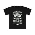 thumbnail image 1 of Can't take Guyanese Pride out of girl Unisex T-shirt S-3XL Guyana Proud, 1 of 2