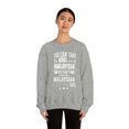 thumbnail image 1 of Can't take Malaysian Pride out of the Girl Unisex Sweatshirt S-2XL Malaysia, 1 of 5
