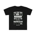 thumbnail image 1 of Can't take Norwegian Pride out of Girl Unisex T-shirt S-3XL Norway Proud, 1 of 2