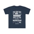 thumbnail image 1 of Can't take Norwegian Pride out of Girl Unisex T-shirt S-3XL Norway Proud, 1 of 2