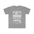 thumbnail image 1 of Can't take Rwandan Pride out of the boy Unisex T-shirt S-3XL Rwanda Proud, 1 of 2