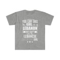 thumbnail image 1 of Can't take the Lebanese Pride out of the Girl Unisex T-shirt S-3XL Proud, 1 of 2