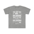 thumbnail image 1 of Can't take the Oklahoma Pride out of the Girl Unisex T-shirt S-3XL, 1 of 2