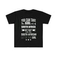 thumbnail image 1 of Can't take the South African Pride out of the Girl Unisex T-shirt S-3XL, 1 of 2