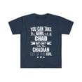 thumbnail image 1 of Can take girl out Chad but Can't take Chadian Pride Unisex T-shirt S-3XL, 1 of 2