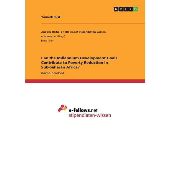 Can the Millennium Development Goals Contribute to Poverty Reduction in Sub-Saharan Africa? (Paperback)