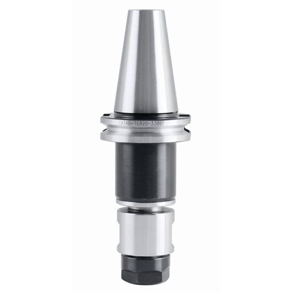 CanCNC Tooling Solutions CAT40 to ER20 Premium Floating Tap Collet Chuck, 5/8"-11 Rear Thread, 0537-5984