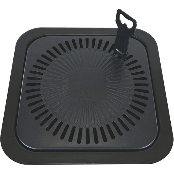 CanCooker Portable Conversion Grill, 12 x 12 Inches, Black
