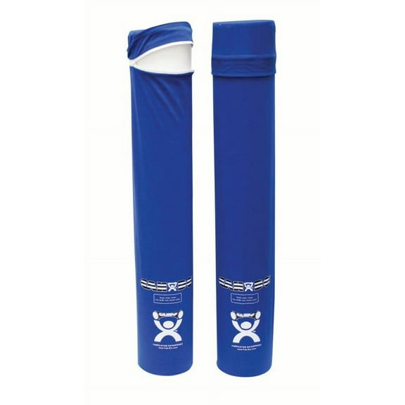 CanDo 36 x 6" Round Foam Roller Covers, Blue, 2 count