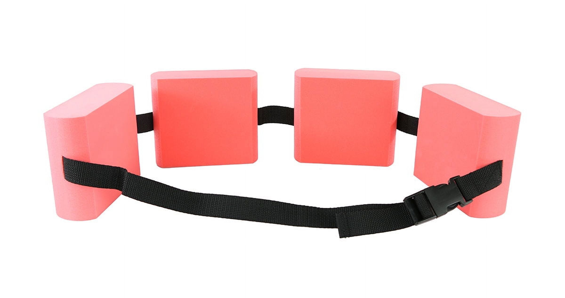 CanDo swim belt with three oval floats, red CanDo swim belt with three oval floats, red