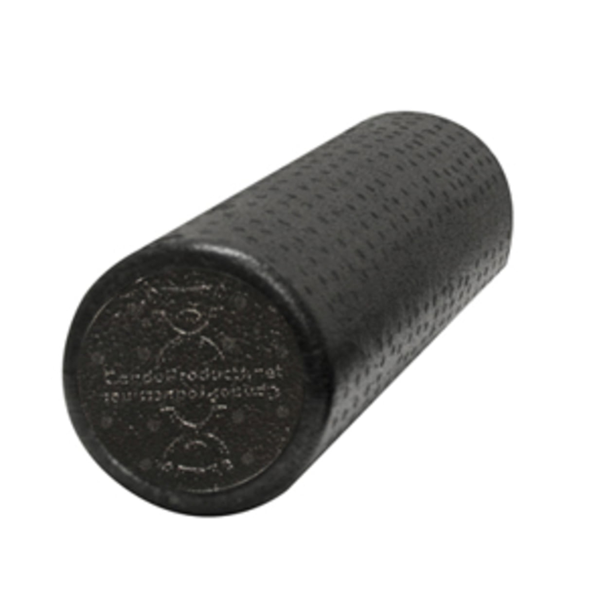 CanDo Foam Roller - Black Composite - Extra Firm - 6 x 36 - Half-Round 