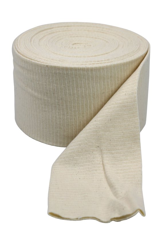 CanDo Cotton Tensitube - 4" width - 11 yard roll - Size F - Natural/Beige