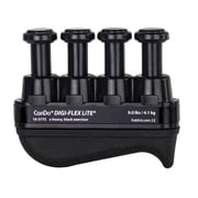CanDo Digi-Flex Lite Black, X-Heavy, Set of 10, Hand Strengtheners