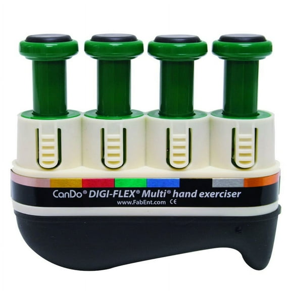 CanDo Digi-Flex Multi Basic Starter Pack, Frame and 4 Green Buttons, Medium