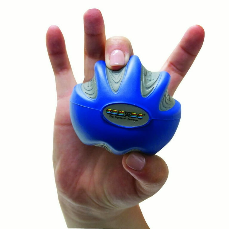 CanDo Digi-Squeeze hand exerciser - Large - Blue, firm CanDo Digi-Squeeze hand exerciser - Large - Blue, firm