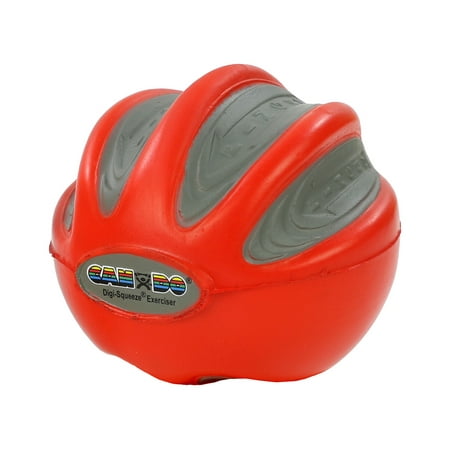 CanDo Digi-Squeeze Hand Exerciser, Small, Red, Light