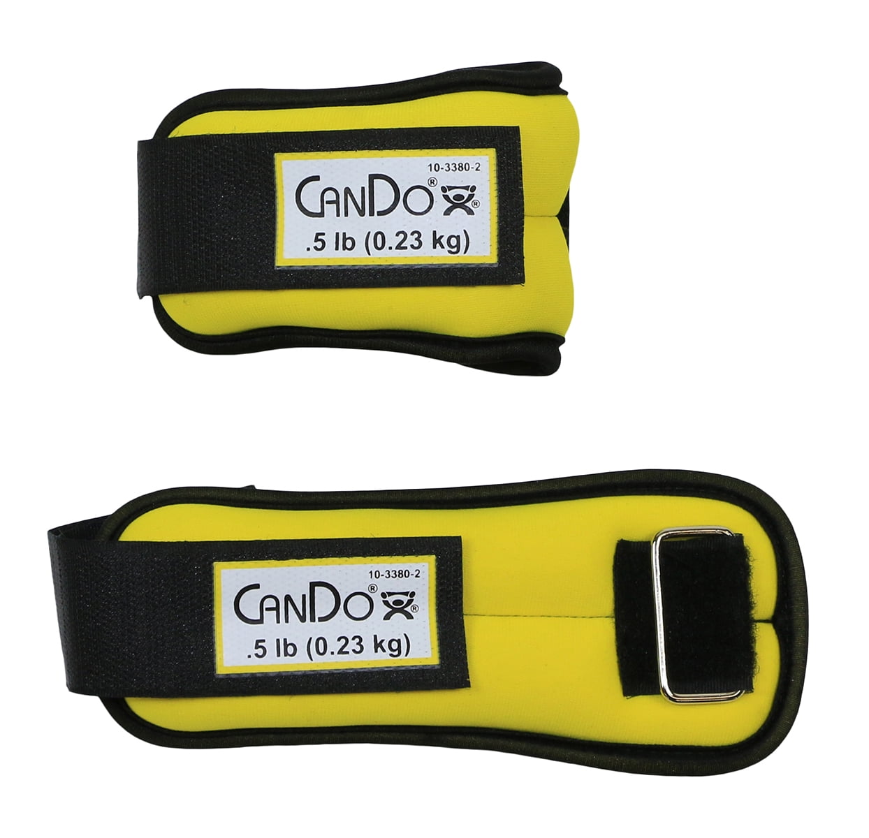 CanDo Weight Straps - 1 lb Set (2 each: 1/2 lb weight) - Yellow CanDo Weight Straps - 1 lb Set (2 each: 1/2 lb weight) - Yellow