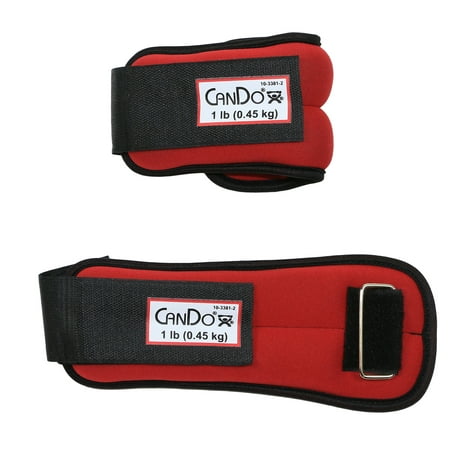CanDo Donut Weight, 2 lb Set (2 Each: 1 lb Weights)