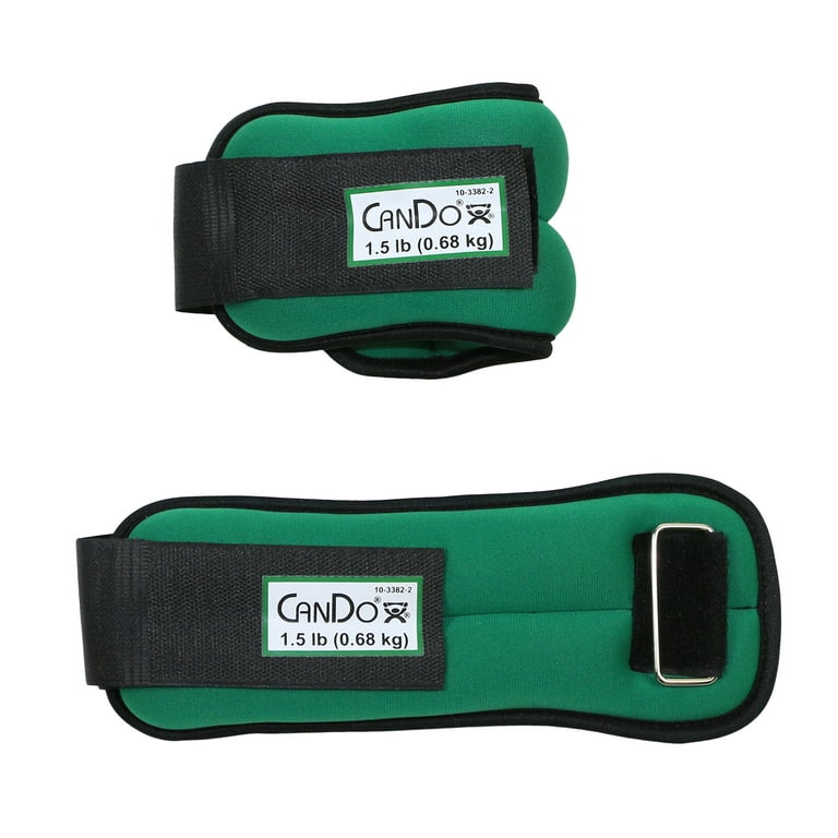 CanDo Weight Straps - 5 lb Set (2 each: 2-1/2 lb weight) - Black CanDo Weight Straps - 5 lb Set (2 each: 2-1/2 lb weight) - Black