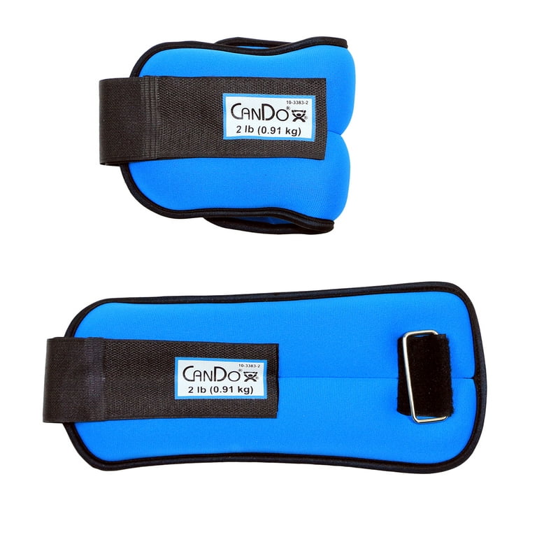 CanDo Weight Straps - 4 lb Set (2 each: 2 lb weight) - Blue CanDo Weight Straps - 4 lb Set (2 each: 2 lb weight) - Blue