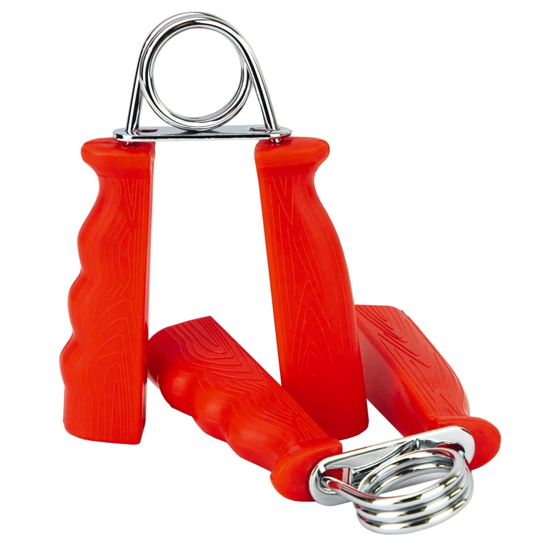 CanDo Ergonomic Hand Grip, Pair - Red, light - 6 lb CanDo Ergonomic Hand Grip, Pair - Red, light - 6 lb