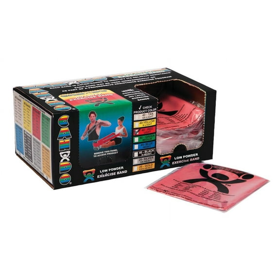CanDo Exercise Band Strips, 4 foot Singles (40 Count)