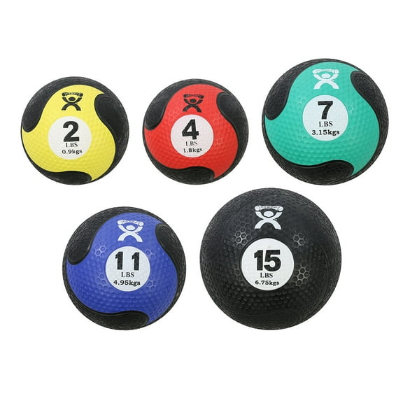 CanDo Firm Medicine Ball, 5-piece Set
