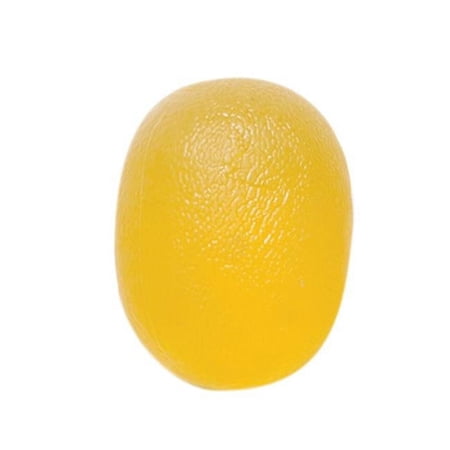 CanDo Gel Squeeze Ball Large Cylindrical, Yellow - X-Light