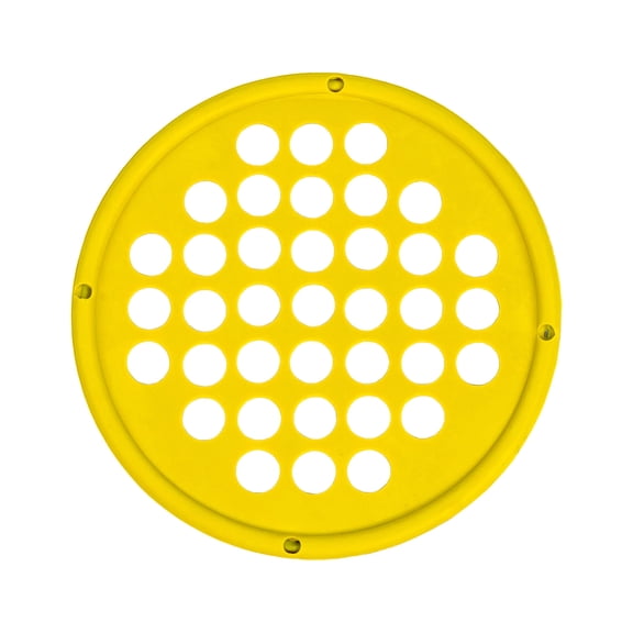 CanDo Hand Exercise Webs for Physical Therapy, Grip Strengthening, and Hand, Finger, Wrist Resistance Workouts, Portable Size, Latex Free, 7" Diameter, Yellow: X-Light