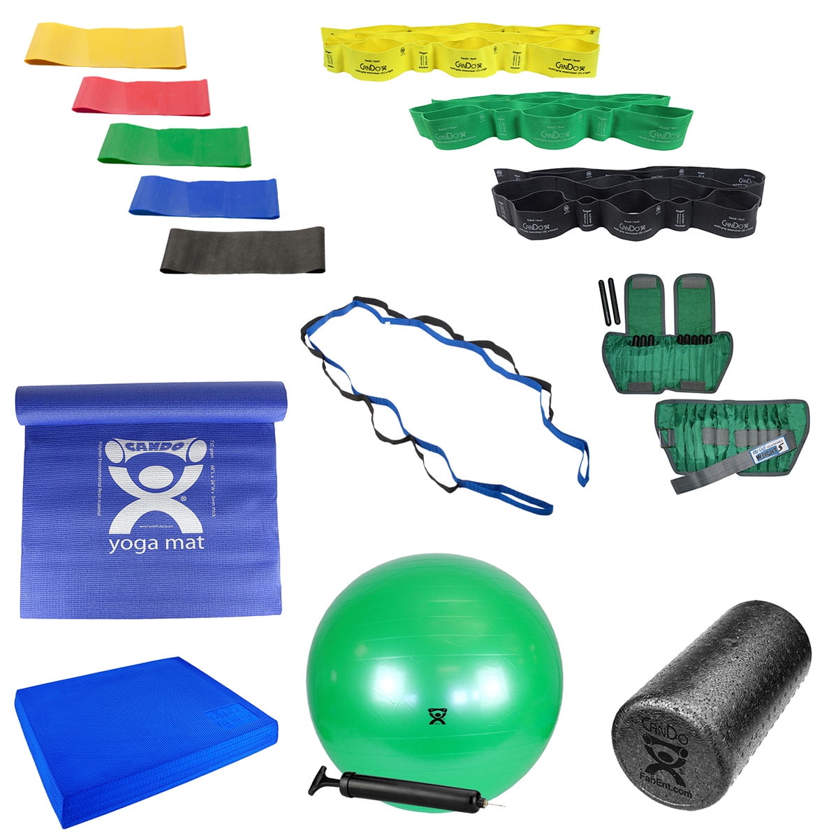 CanDo Home Exercise Weight Package, Elite