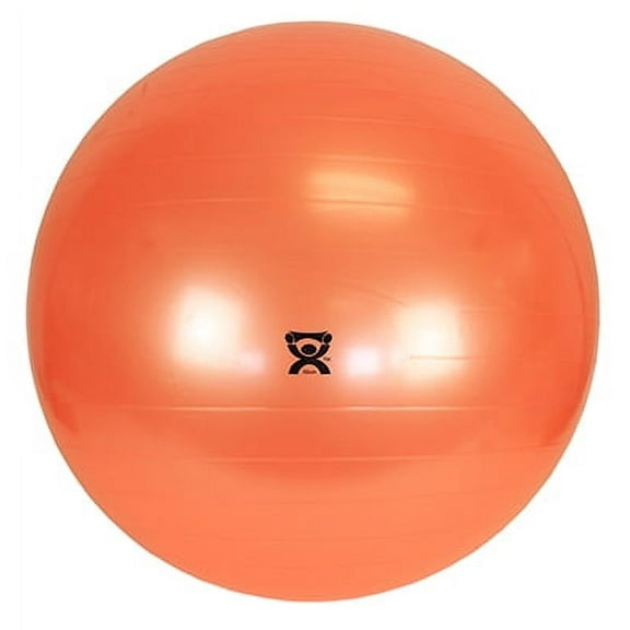 CanDo Inflatable Stability Exercise Yoga Ball - Orange - 22" (55 cm)