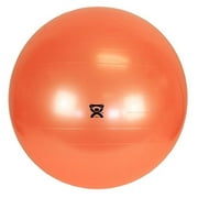 CanDo Inflatable Stability Exercise Yoga Ball - Orange - 22" (55 cm)