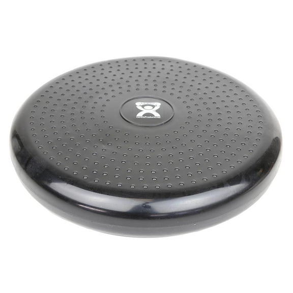 CanDo Inflatable Vestibular Disc, Black, 14 Inch